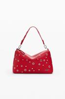 Handtas met studs - RED - U