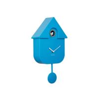Karlsson Wandklok Modern Cuckoo - Bright Blue