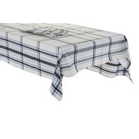 Tafelkleed en servetten DKD Home Decor 150 x 150 x 0,5 cm Zwart Beige Blauw Wit