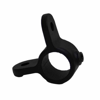blad bevestiging dubbel mat zwart structuur steigerbuis met inbusbout steigerbuis Ø 33.7mm
