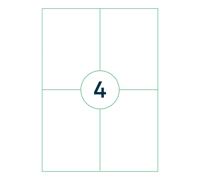 Etiket qbasic a4 1.000 vel 105x148mm 4000 labels