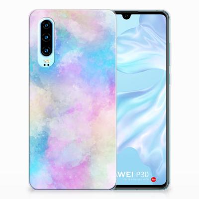 Smartphone hoesje Huawei P30 Watercolor Light Smartphone hoesje Huawei P30 Watercolor Light