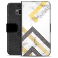 Samsung Galaxy S8+ Premium Portemonnee Hoesje - Abstract Marmer