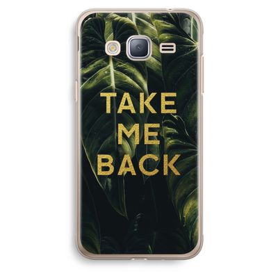 Take me back: Samsung Galaxy J3 (2016) Transparant Hoesje
