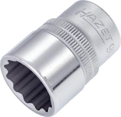 HAZET Dopsleutel 900Z-20 · 1/2 inch (12,5 mm) vierkant hol · Buitentwaalfkant tractieprofiel · SW 20 mm