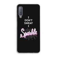 Sparkle quote: Samsung Galaxy A7 (2018) Transparant Hoesje