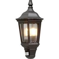 Konstsmide Firenze 7230-750 Buitenlamp met bewegingsmelder (wand) E27 100 W Zwart