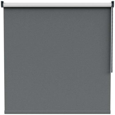 Leen Bakker - Fenstr Rolgordijn Stockholm Verduisterend - Donker (20523) - Polyester - Grijs - 120x10x10 Cm
