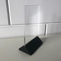 Menustandaard A6 zwart voetje