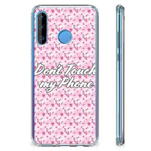 Huawei P30 Lite Anti Shock Case Flowers Pink DTMP