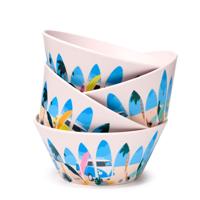 VW T1 Volkswagen Busje Waves Set van 4 Duurzame RPET Picknick Kommen