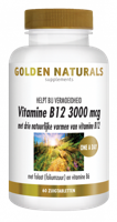 Golden Naturals B12 3000mcg Zuigtabletten
