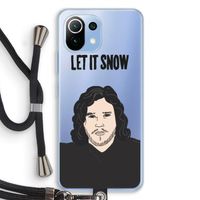 Let It Snow: Xiaomi Mi 11 Lite Transparant Hoesje met koord