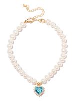 A Sinner in Pearls bracelet de perles en or 18ct à breloque cœur