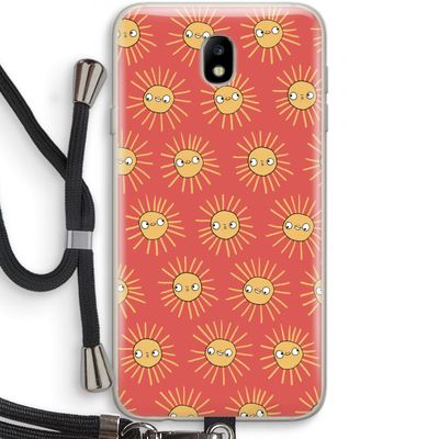 Zon: Samsung Galaxy J7 (2017) Transparant Hoesje met koord
