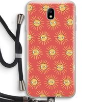Zon: Samsung Galaxy J7 (2017) Transparant Hoesje met koord