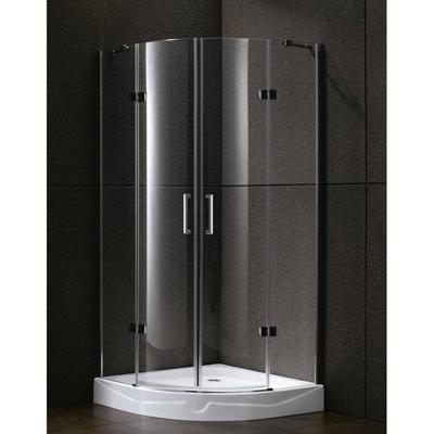 Douchecabine Sanilux Rinna kwartrond met 2 deuren 100x100 cm 6 mm Sanilux