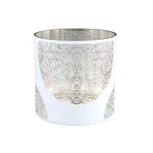 PTMD Simella White glass stormlight print L