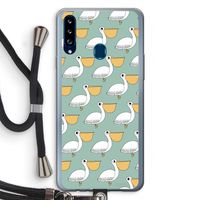 Pelican: Samsung Galaxy A20s Transparant Hoesje met koord