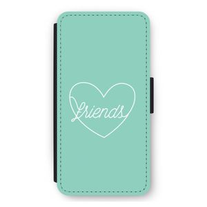 Friends heart pastel: iPhone 12 Pro Max Flip Hoesje