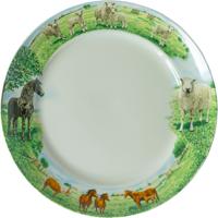 Wiebe Van Der Zee Wiebe van der Zee Bord 25 cm Paard/Schaap