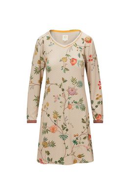 Pip Studio Dana Long Sleeve Nightdress La Dolce Vita Sand XL