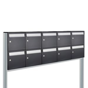 Allux Flow Set 5-Breed, 2-Hoog Op Statief Zwart - 40040070_5x2s