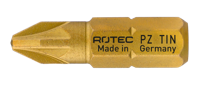 Rotec Schroefbit PZ 3 | L=25 | C6.3 | TiN | 2 stuks - 803.20032