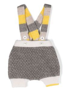 Gensami kids short en laine alpaga mélangée - Gris