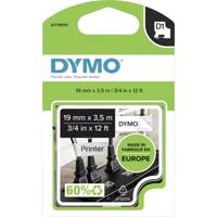 Labeltape DYMO D1 S0718050 Polyamide Tapekleur: Wit Tekstkleur:Zwart 19 mm 3.5 m