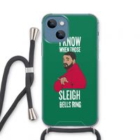 Sleigh Bells Ring: iPhone 13 mini Transparant Hoesje met koord