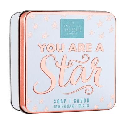 Scottish Fine Soaps Soap in a Tin Sweet Sayings You Are A Star 100gr