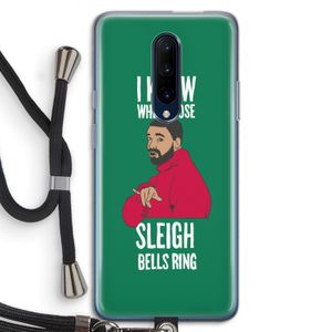 Sleigh Bells Ring: OnePlus 7 Pro Transparant Hoesje met koord