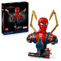 LEGO Marvel 76326 Busto de Iron Spider-Man: set de construcción para coleccionistas adultos