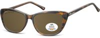 Montana zonnebril gepolariseerd panto kunststof bruin (MP42B) - thumbnail