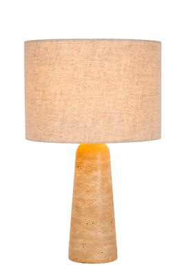 Lucide NIMUE - Tafellamp - Ø 30 cm - 1xE27 - Taupe