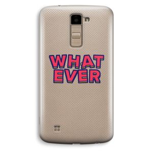 Whatever: LG K10 (2016) Transparant Hoesje