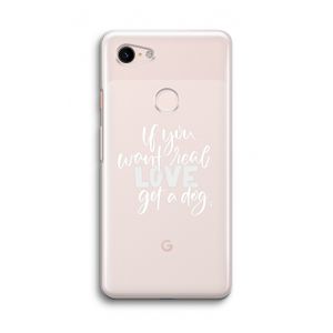 Partner in crime: Google Pixel 3 Transparant Hoesje