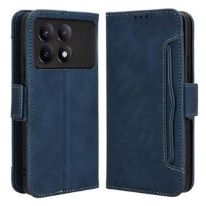 Xiaomi Redmi K70/K70 Pro/Poco F6 Pro Cardholder Series Portemonnee Hoesje - Blauw