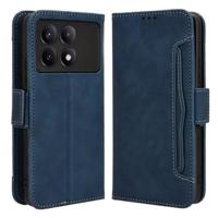 Xiaomi Redmi K70/K70 Pro/Poco F6 Pro Cardholder Series Portemonnee Hoesje - Blauw - thumbnail