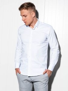 Ombre - heren overhemd wit - K504