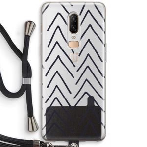 Marrakech Arrows: OnePlus 6 Transparant Hoesje met koord