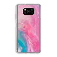 Roze explosie: Xiaomi Poco X3 Pro Transparant Hoesje