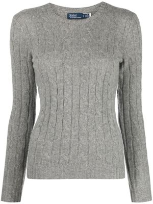 Polo Ralph Lauren pull torsadé en cachemire - Gris
