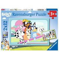 Ravensburger - bluey legpuzzel 2x12 stuks