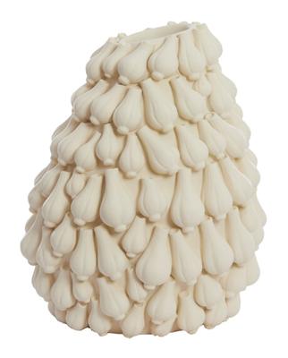 Light & Living Vaas 'Garlic' 47cm, kleur Crème
