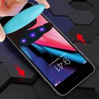 Voor iPhone 7 & 8 UV vloeistof gebogen volledige lijm volledig scherm gehard glas film