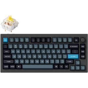 Keychron Q1 Pro-M4 toetsenbord RGB leds, 65%, KSA double-shot PBT, hot swap, Bluetooth 5.1, Knob