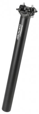 Zoom zadelpen vast 27.2 x 350 mm aluminium zwart