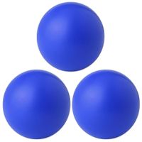 3x stuks blauwe anti stressballen van 6 cm